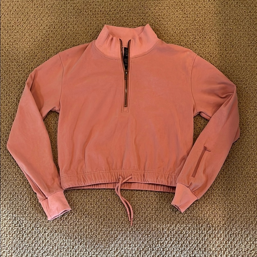 Ever Forward Pink Quarter Zip Sweatshirt
